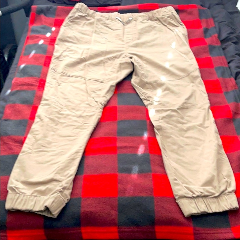 Beige Joggers